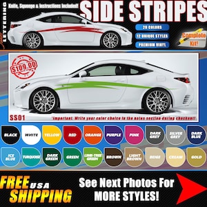 Stripes, Stickers, Car decals, Car stickers, Body Side Graphics, Vinyl Stripes, Decals, design