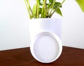 White Saucer Sets - For Pots, Planters, 3D Printed 4 quot , 5 quot , 6 quot , 8 quot , 10 quot Single Saucers