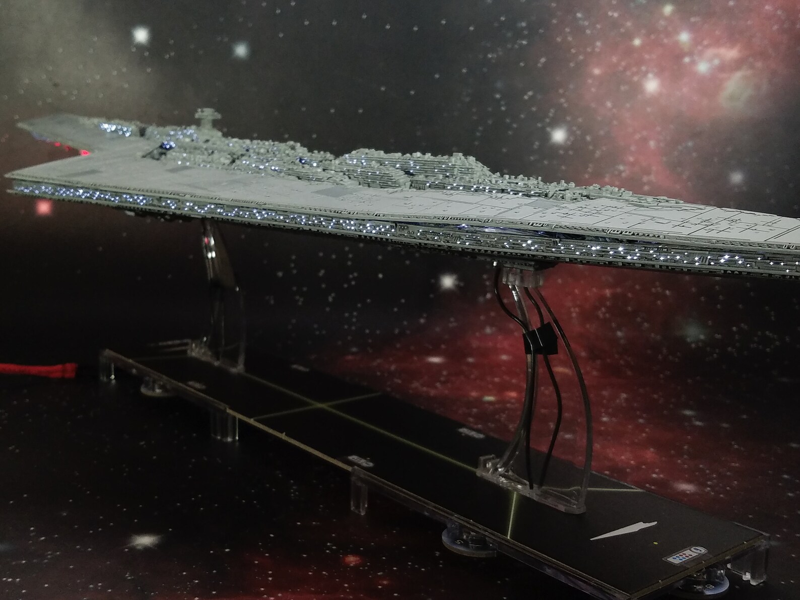Star Wars Armada Super Star Destroyer LED Modification Etsy