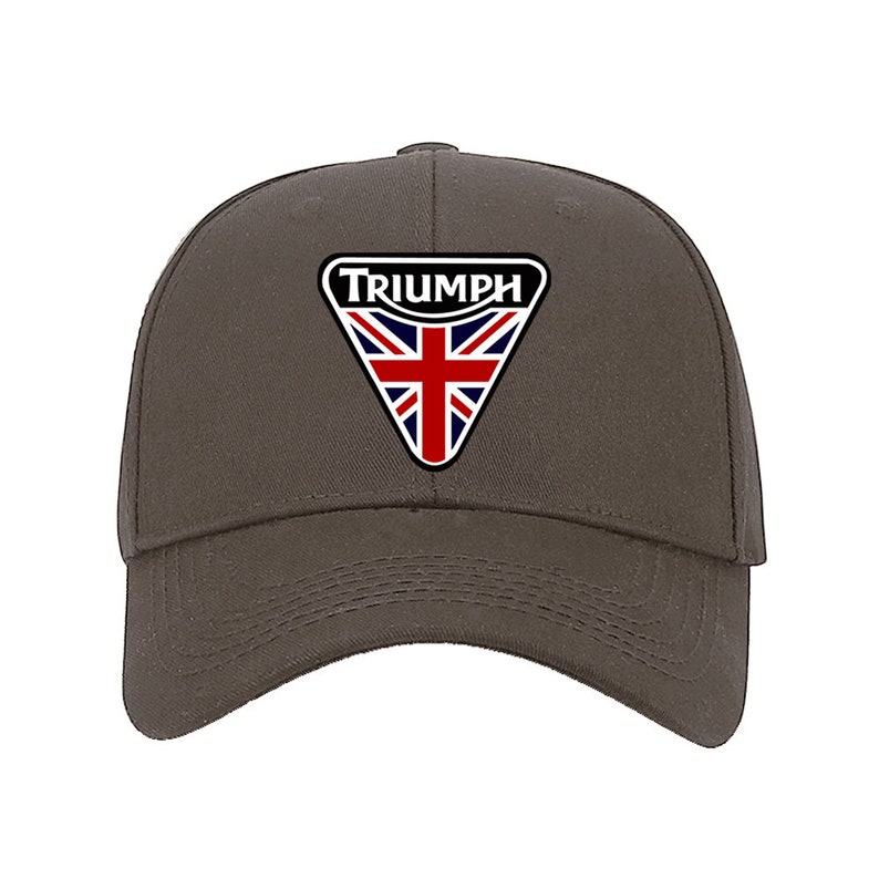 Fashion Baseball Caps British Triumph Motorcycles Logo Graphic Etsy