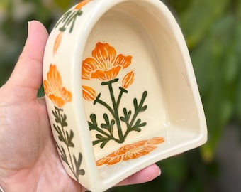 California Poppy Small Botanical Altar