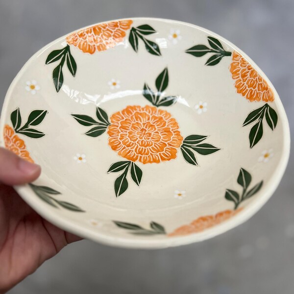 Marigold Offering Bowl