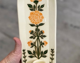 Marigold Floral Wall Sconce