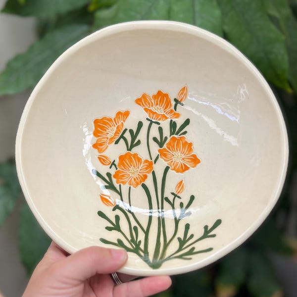 California Poppy Pasta Bowl