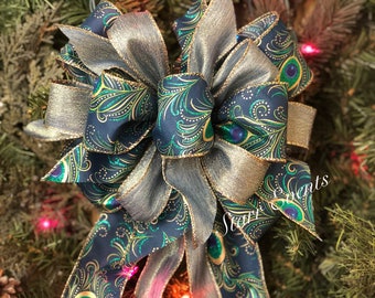 blue and gold peacock christmas bows blue peacock christmas decorations blue and gold christmas decor blue and gold peacock christmas bows - Blue And Gold Christmas Decorations blue and gold peacock christmas bows blue peacock christmas decorations blue and gold christmas decor blue and gold peacock christmas bows - Blue And Gold Christmas Decorations