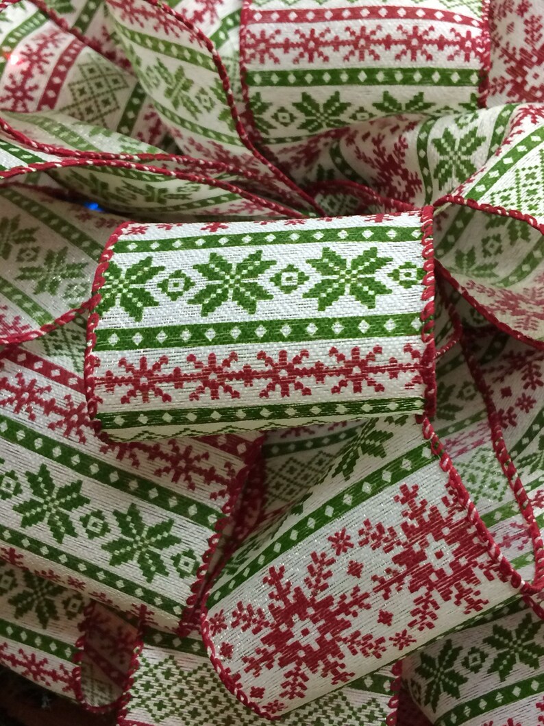 Christmas Tree Topper With Long Streamers Christmas Tree Etsy
