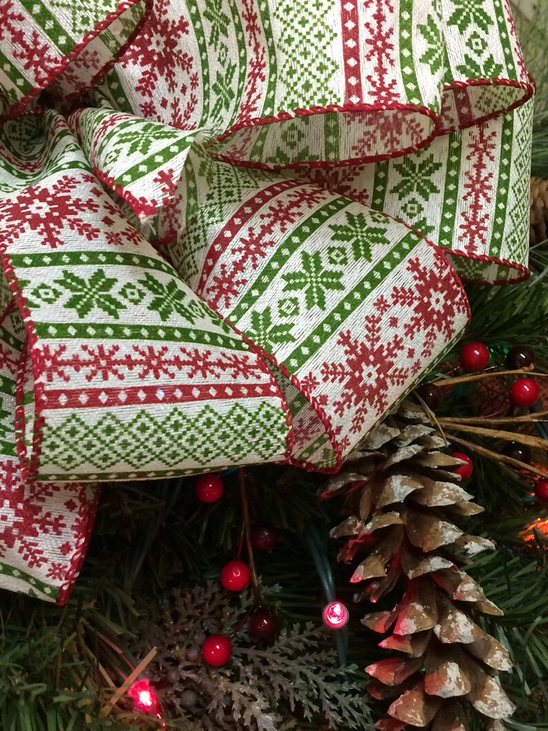 Christmas tree topper Christmas tree bows. Sweater Christmas ribbon. Christmas decor. Christmas decorations. Christmas door decor. bild 5