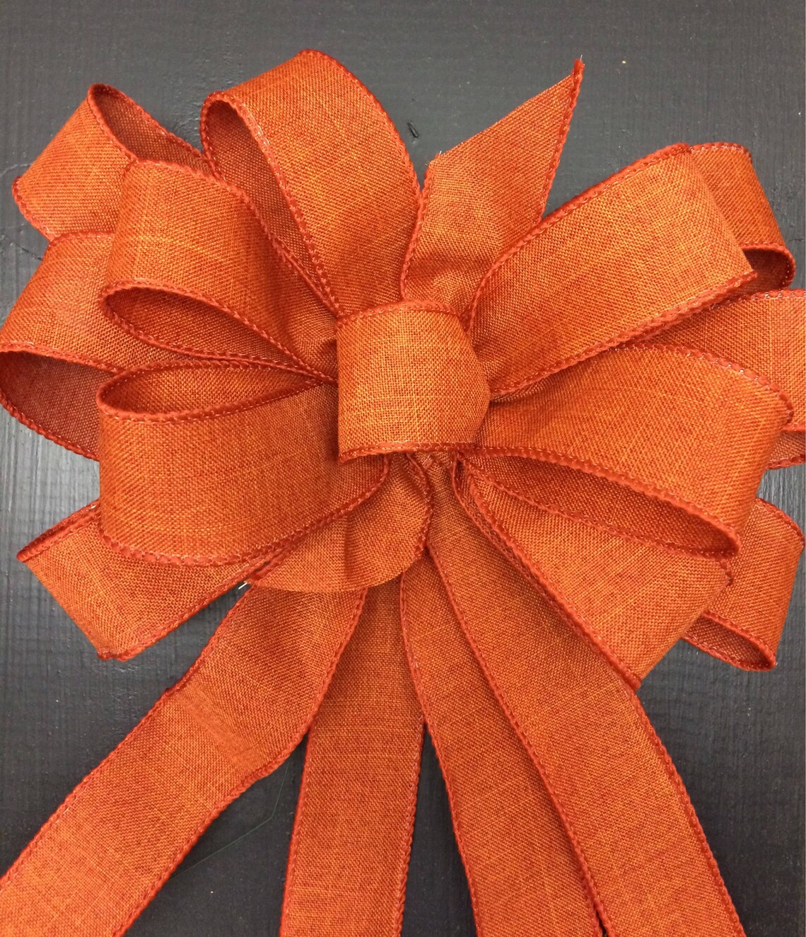 Wreath bow. Bows for wreaths. Everyday Faux burlap bows. Etsy