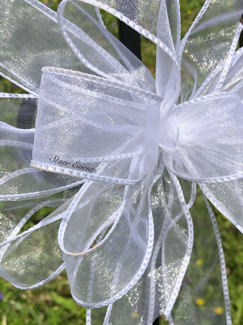 Wedding bows for pews. Wedding decor. Wedding decorations. | Etsy