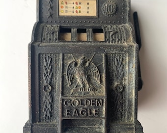 Golden Eagle Vintage Slot Machine Pencil Sharpener