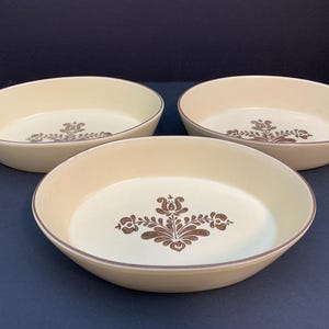 Pfaltzgraff Village 3 Vintage 10” Stoneware Vegetable Dishes