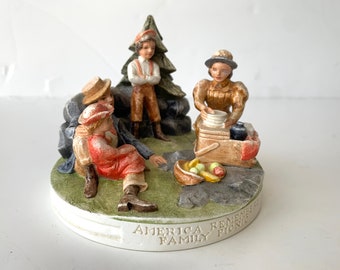 Sebastian Miniatures “America Remembers Family Picnic” Copr 1979 PW Baston.