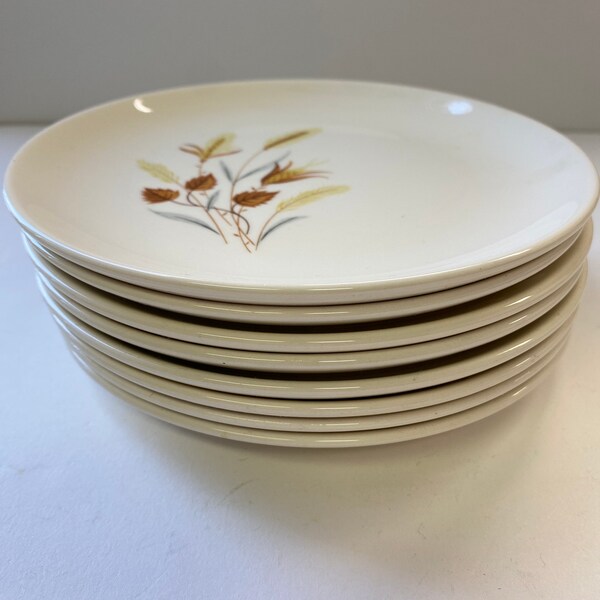 Wheat Plates Etsy
