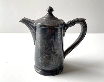 Reed Barton Vintage Silver Soldered Coffee Pot 2600 Wardnan Park Hotel