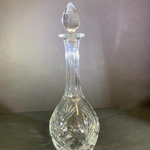 Vintage St Louis Crystal Decanter - Etsy