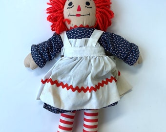 Vintage Raggedy Ann 16” Doll