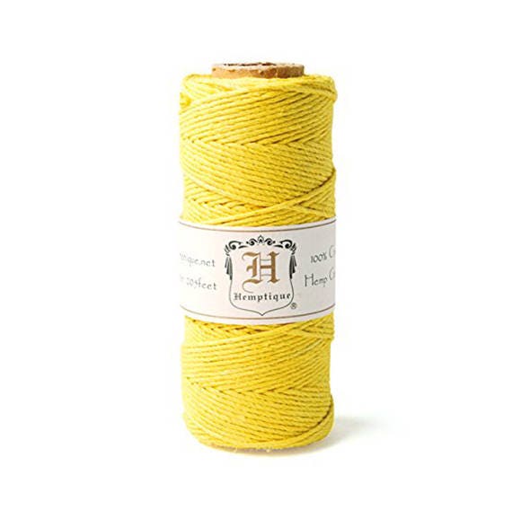 205-Feet Hemptique HS20-TURQ Hemp 20-Pound Cord Spool Turquoise