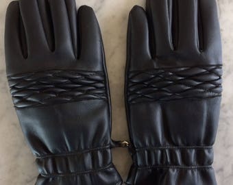 Vintage Work Gloves / Motorcycle Gloves