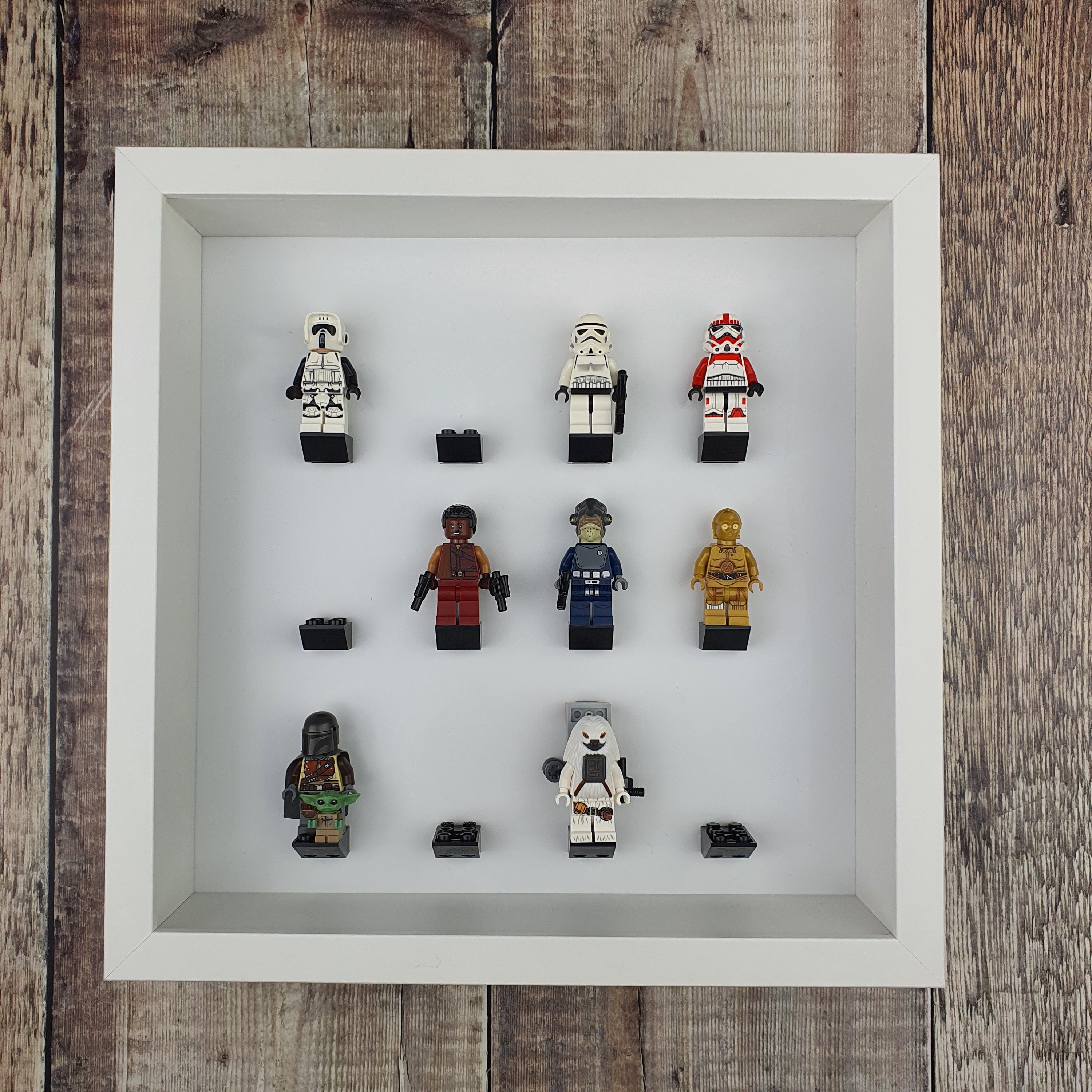 Display Frame for LEGO Minifigures Custom Minifig Display Etsy