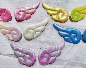 Kawaii Pastel Goth Angel Cupid Wing Hair Clips