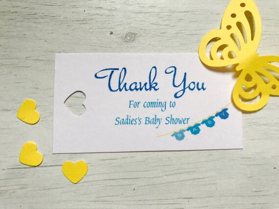 personalised gift tags baby shower