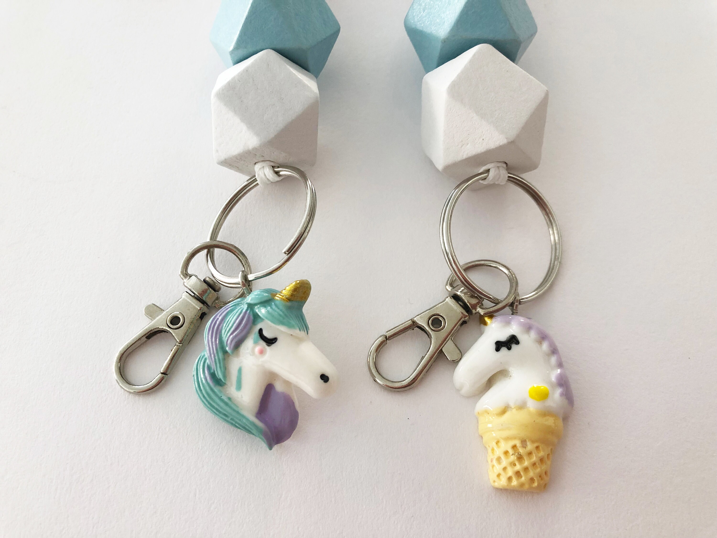 Unicorn lanyard cute unicorn lanyard id badge teacher Etsy