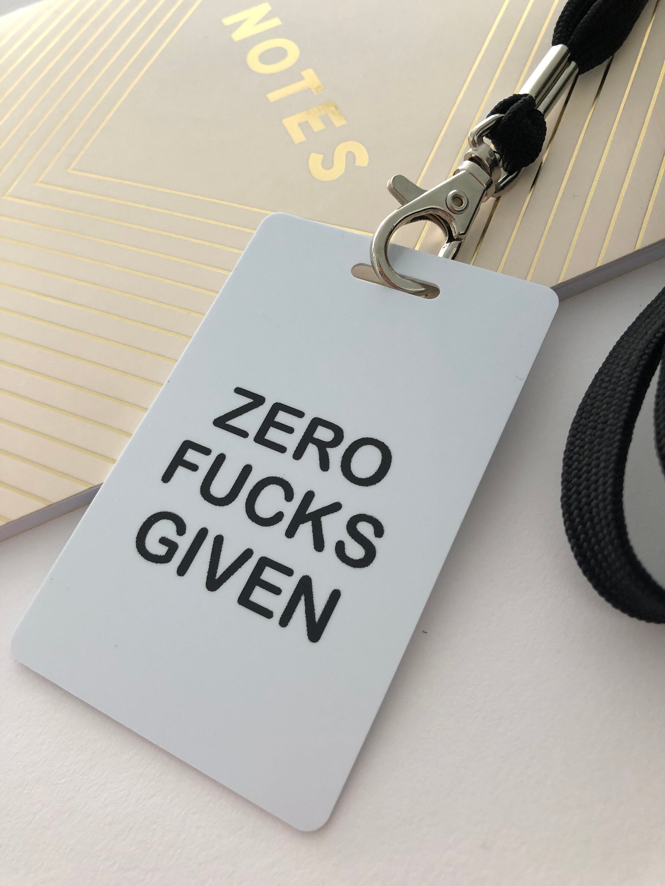 Funny quote lanyard funny gift adult funny office gift Etsy