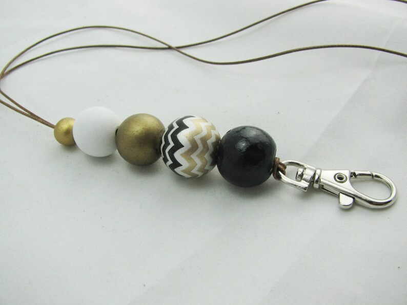 Beaded Lanyard for Badges, Lanyard for Keys, Beaded Lanyard, Teacher