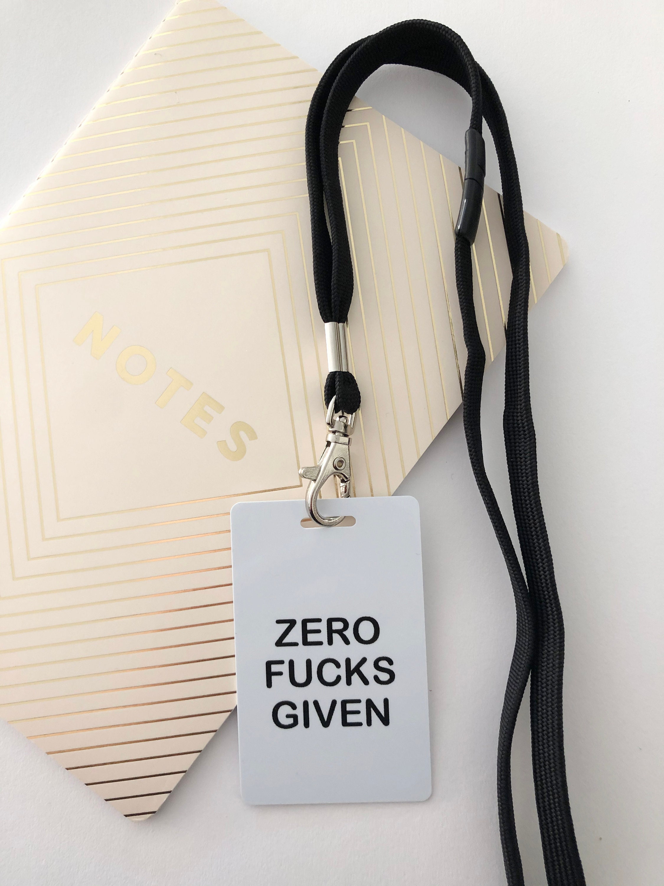 Funny quote lanyard funny gift adult funny office gift Etsy