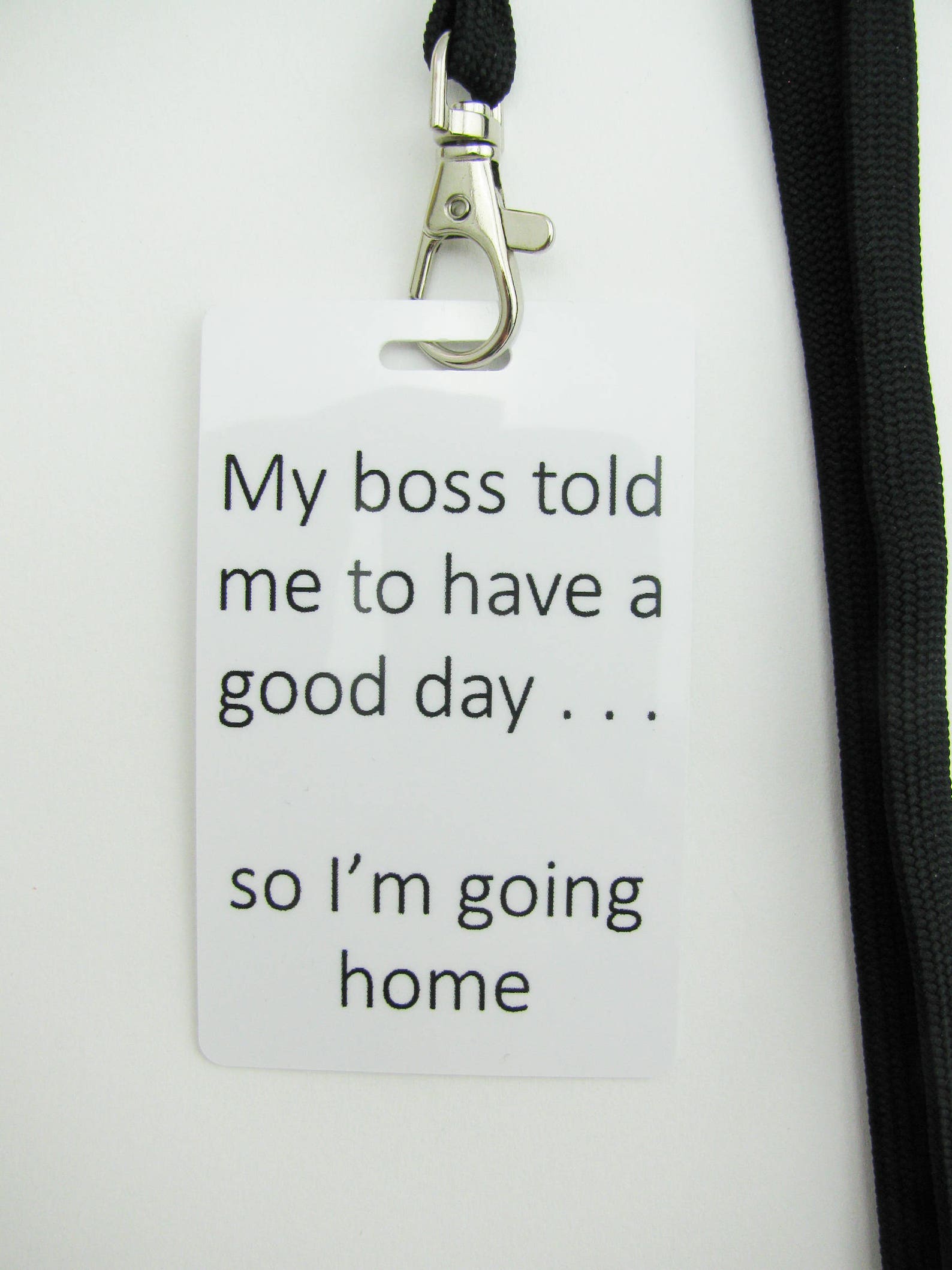 Funny lanyard funny gift office gift funny quote funny Etsy