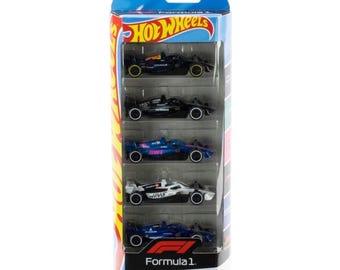 Vehículos de metal fundido Hot Wheels Fórmula 1 (paquete de 5)
