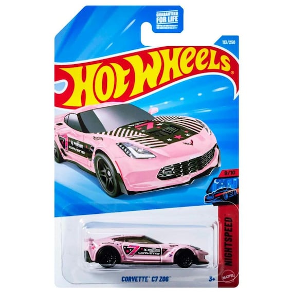 Hot Wheels Corvette C7 Z06 Diecast (pink) Car 1:64 Chevrolet - Etsy