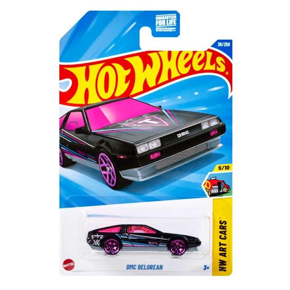 Hot Wheels DMC Delorean, Art Car Series, Model HW - Etsy