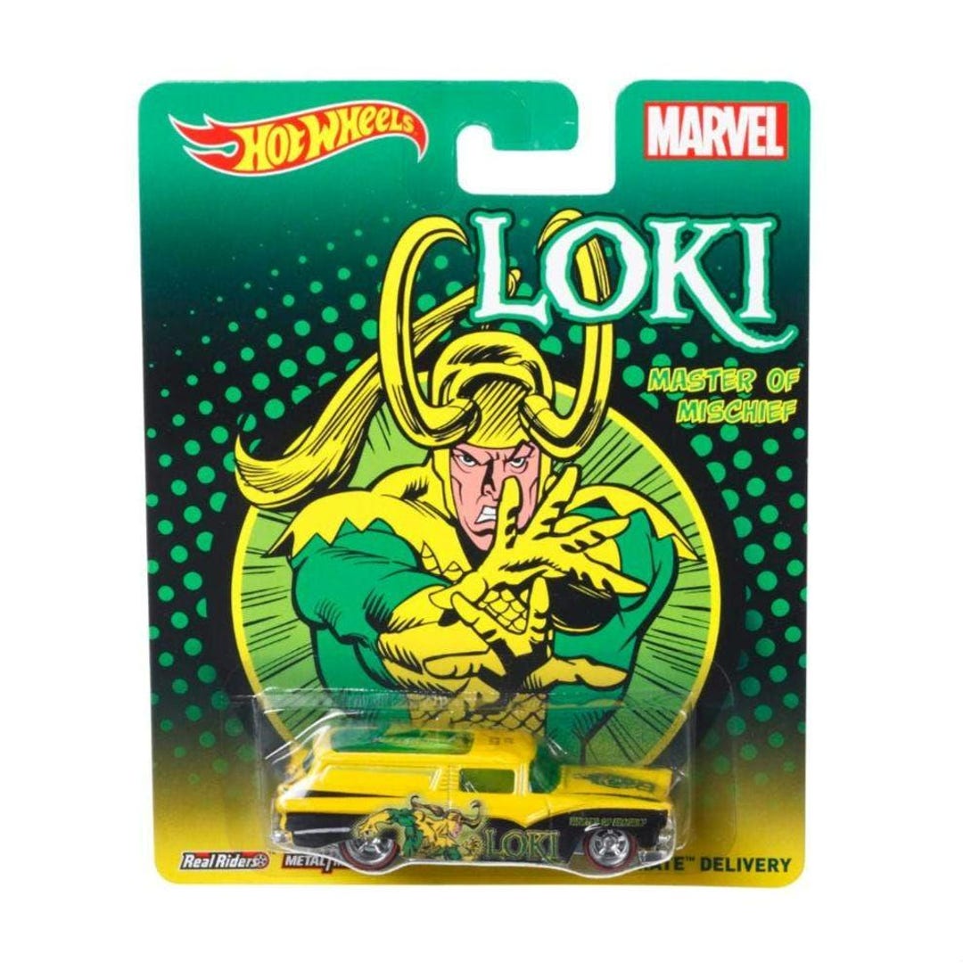 Hot Wheels 8 Crate Delivery Loki Marvel Pop Culture - BDR91 NRFP