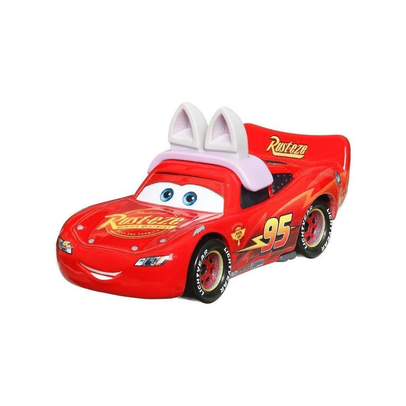 Disney Pixar Cars Lightning McQueen as Easter Buggy Die-Cast Car bild 2