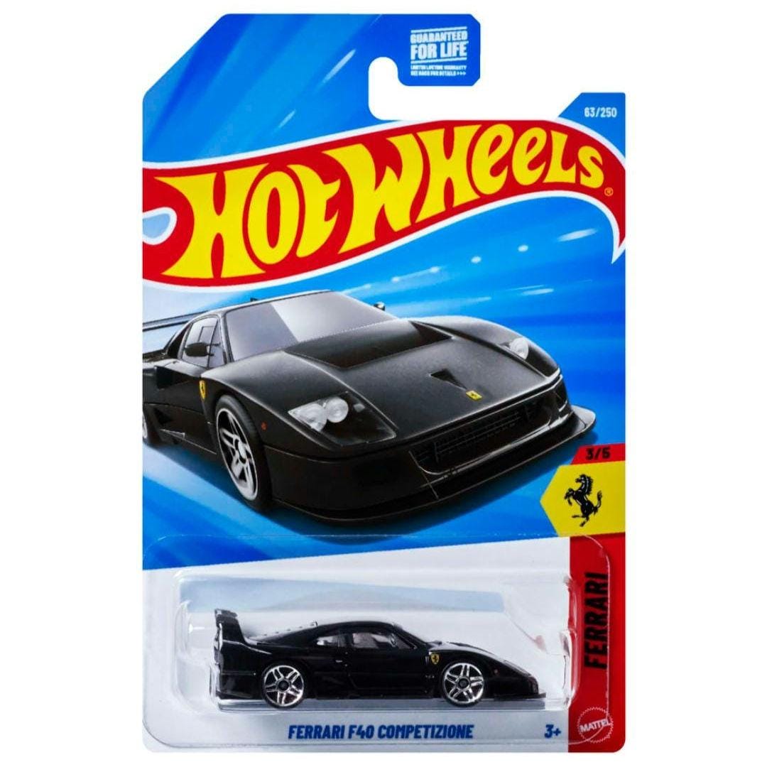 Hot Wheels Ferrari F40 Competizione Black - Etsy