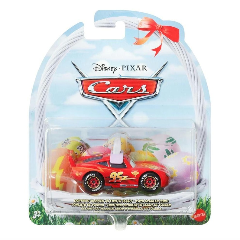 Disney Pixar Cars Lightning McQueen as Easter Buggy Die-Cast Car bild 1