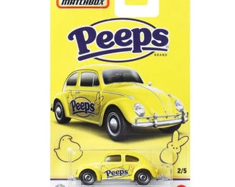 Matchbox - Candy Series 62 Volkswagen Beetle Peeps