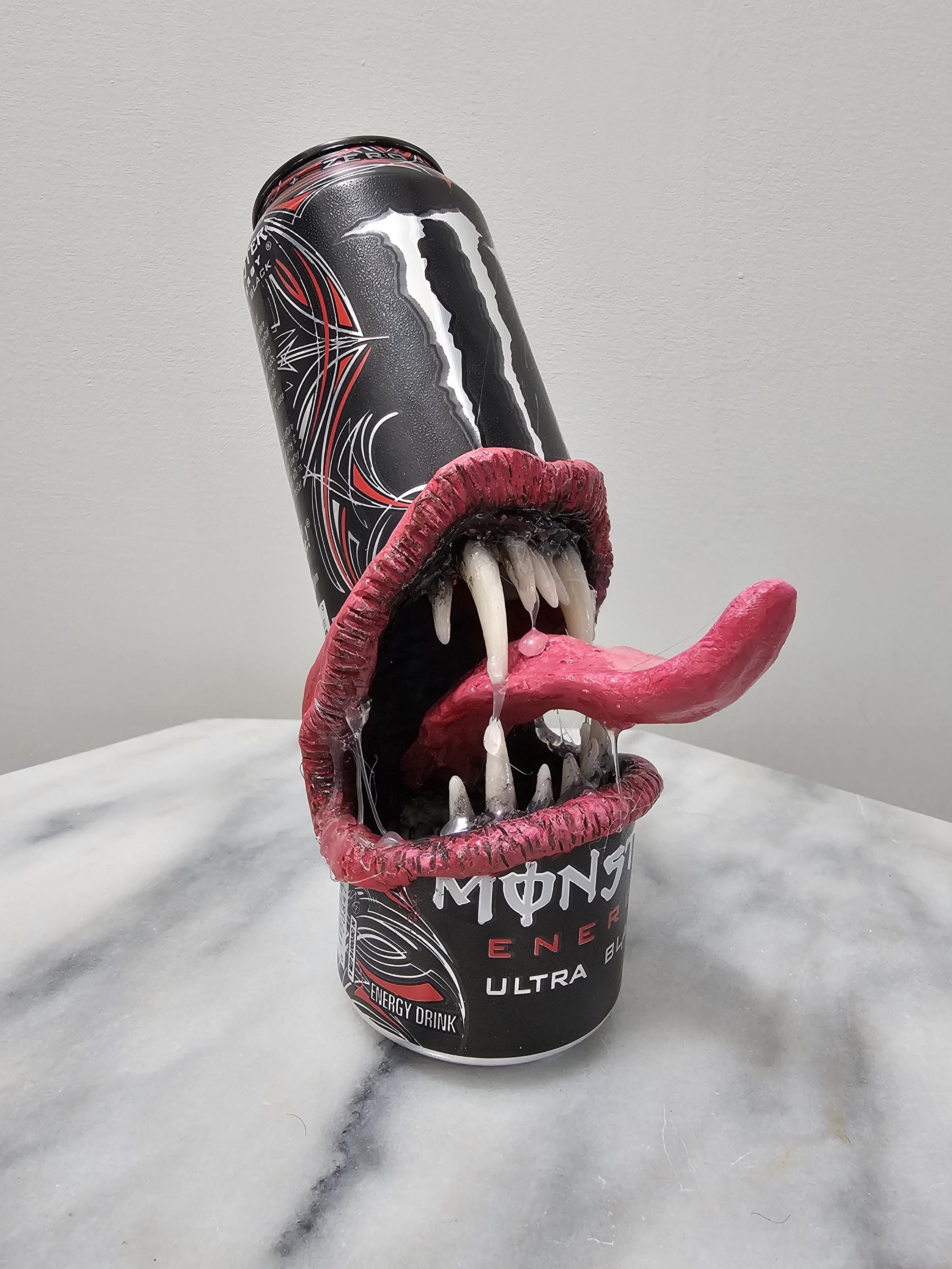 Monster Energy MONSTRE ULTRA NOIR fait main