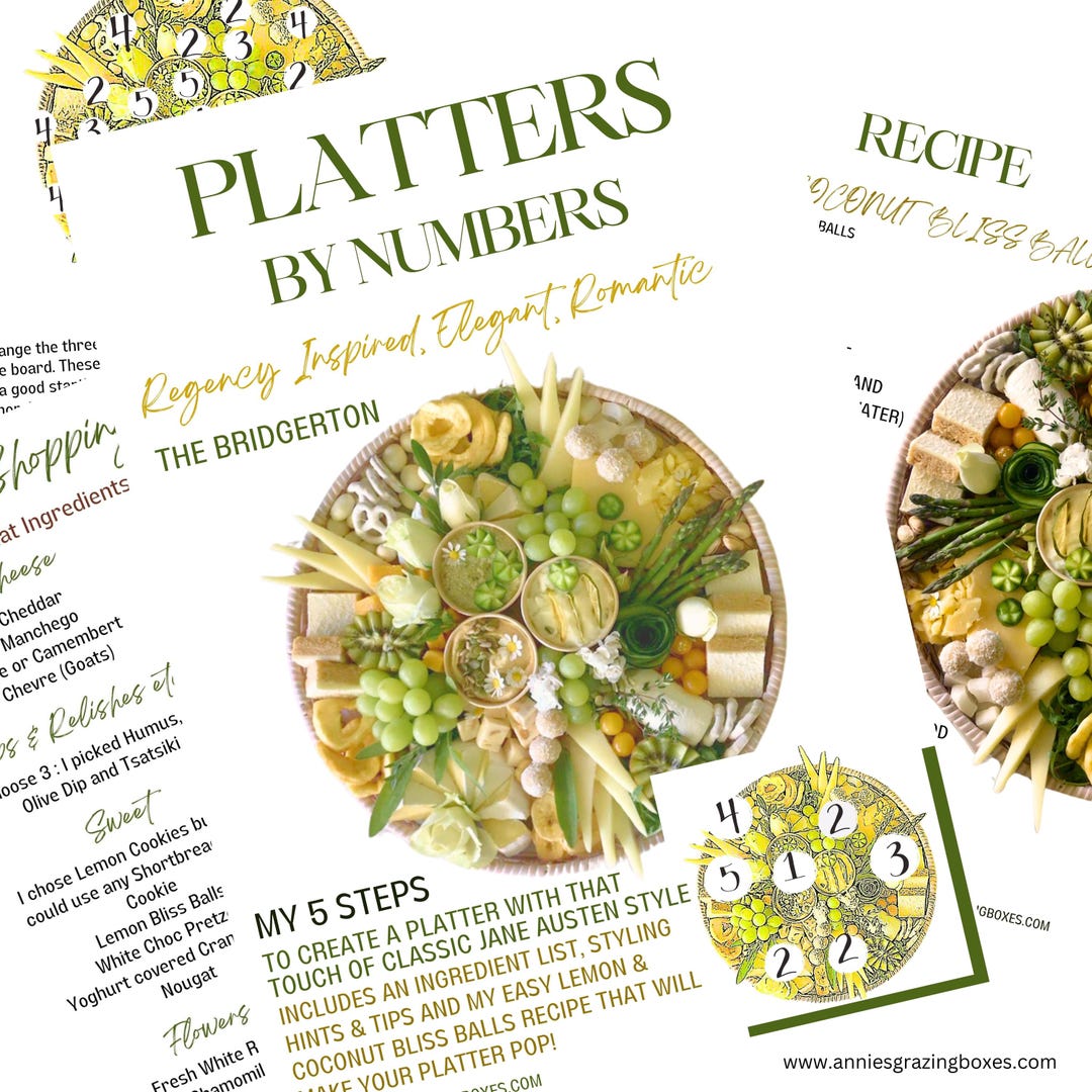 Bridgerton Cheese Platter Guide: Regency Elegant Charcuterie (digital ...