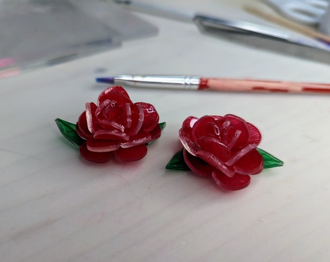 Handcrafted Flower Earrings