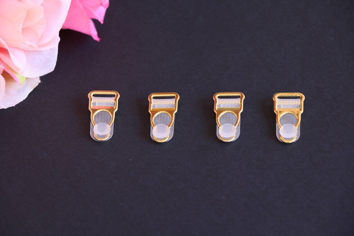 Gold Metal Suspender Clips 12 Mm 1/2. Gold Garter Etsy