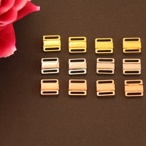 12mm Metal Bikini Clasps Bra Front Closures. Swimsuit Clasp. Different colors.