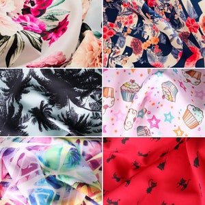 Scuba Fabric for bra making, lingerie making, panties. Sold by 1/2 meter. Part VI