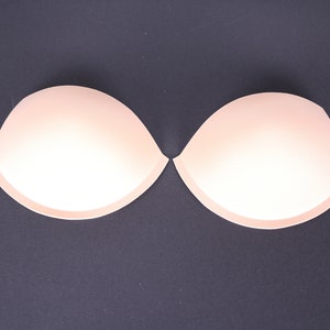 Push Up Molded Bra Cups with Seams, Inserts or Sewn In for Lingerie or Swimwear
