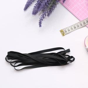 Swimwear Elastic Black 8 mm (5/16").