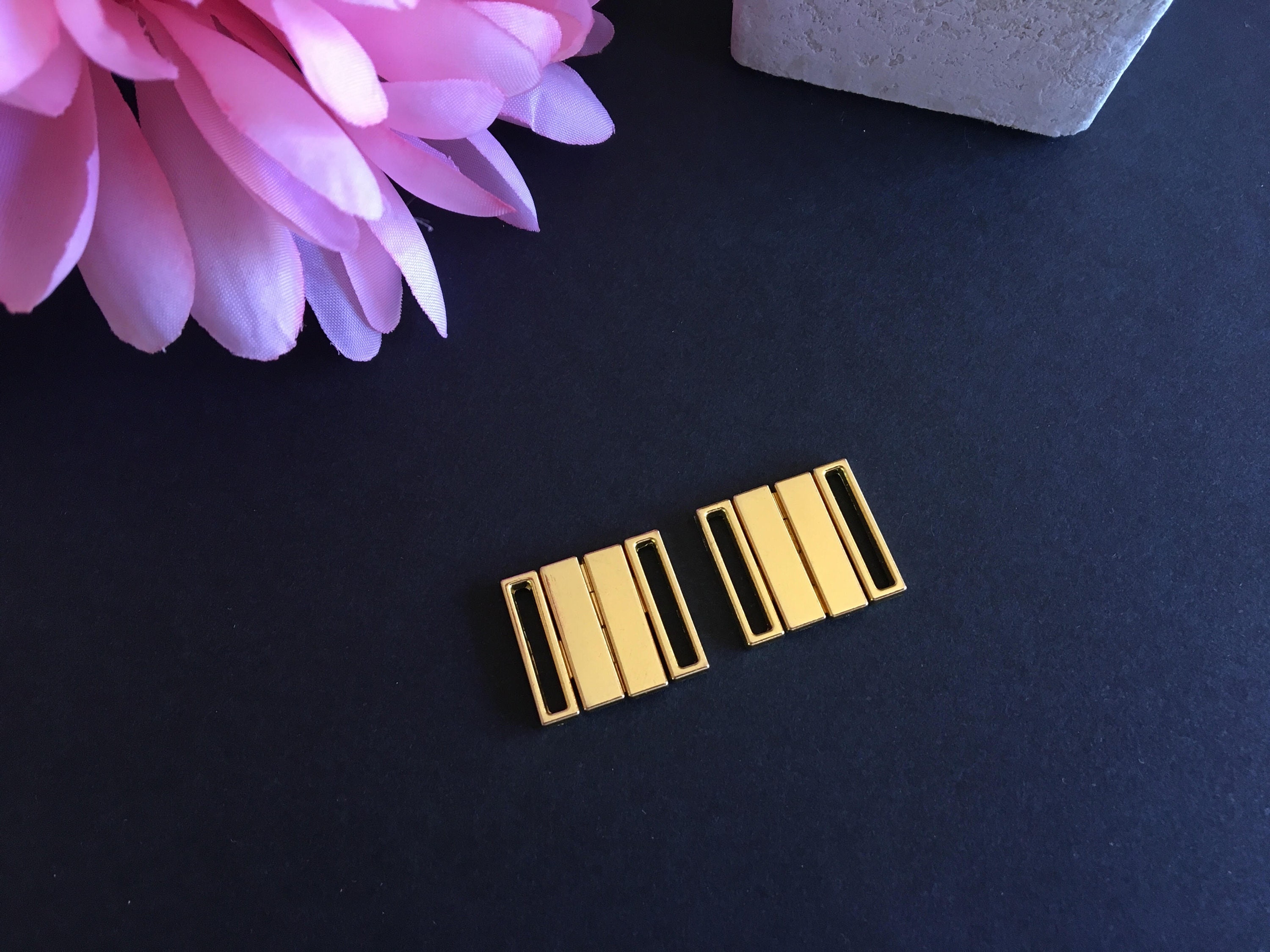 Black Bikini Clip 19mm Secure clip for closing bikini bra back
