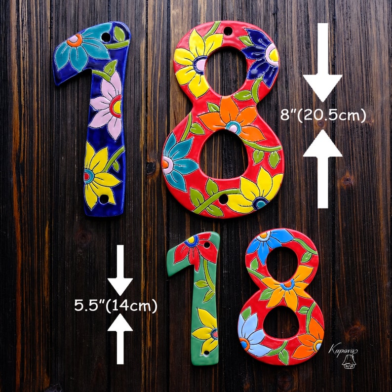 Custom Tile House Numbers Personalization Address Ceramic Etsy Australia