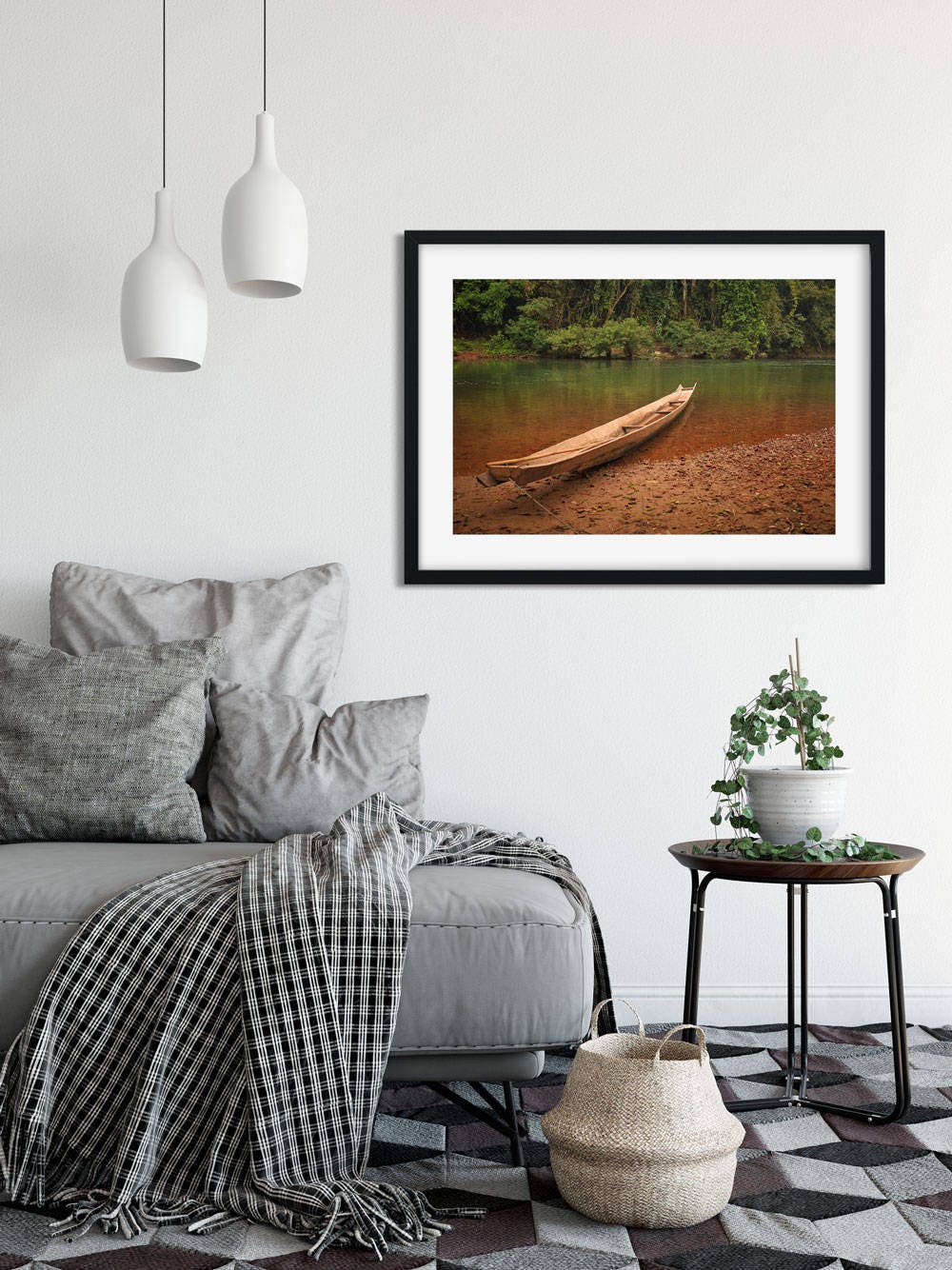 Canoe Wall Art River Print Canoe Print Photography Prints Etsy