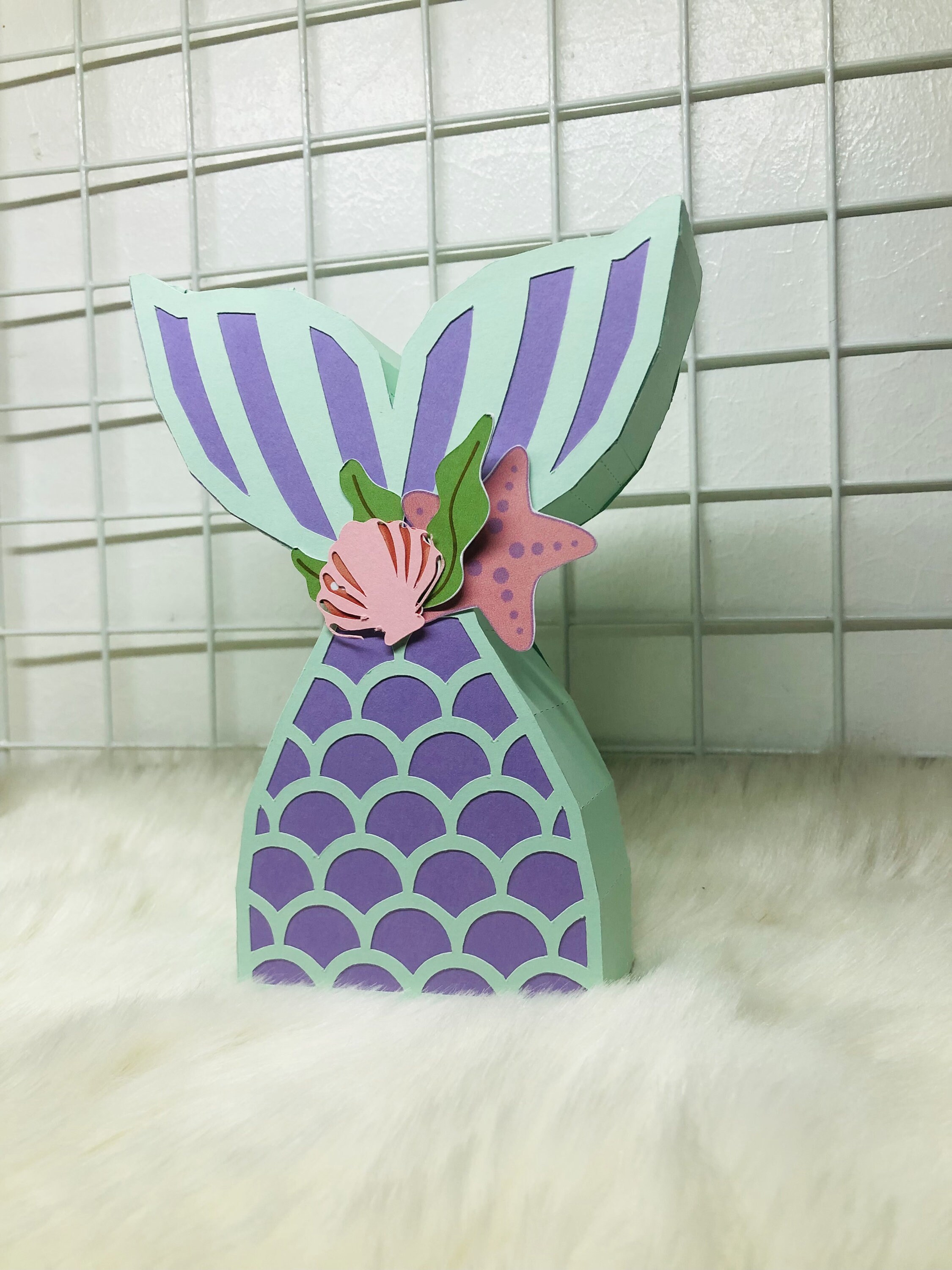 Mermaid Theme Loot Box Cut File/pattern - Etsy